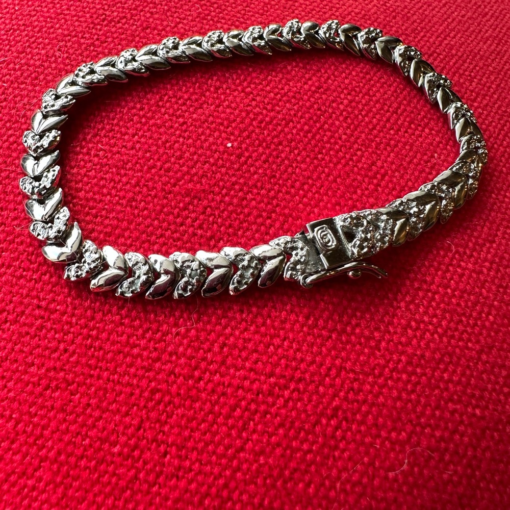 Sterling Silver Tennis Bracelet